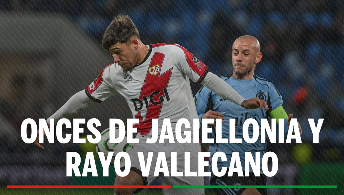 Alineaciones Jagiellonia - Rayo Vallecano: Alineaciones probables de Jagiellonia y Rayo en la jornada 5 de la Conference League
