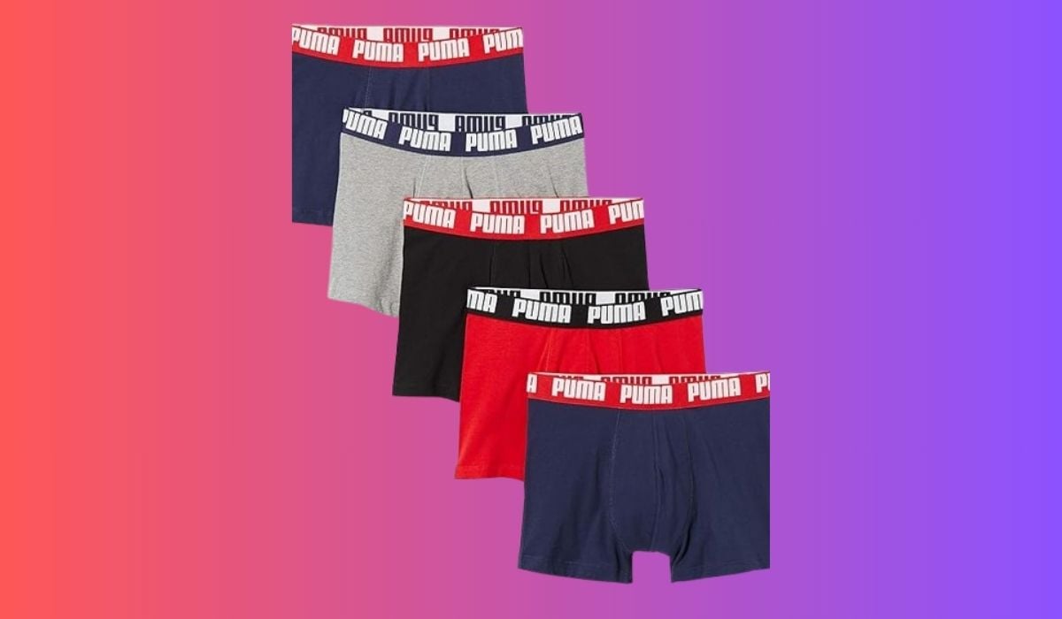 ¡Oferta por tiempo limitado! Pack de calzoncillos Puma con un 44% de descuento en Amazon