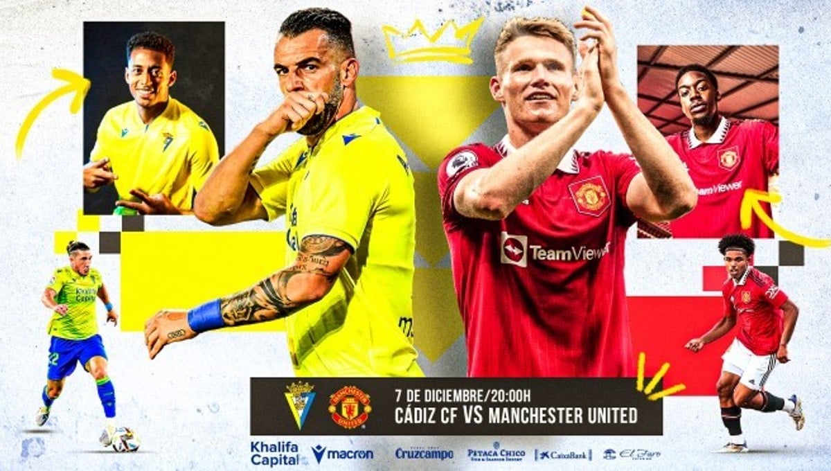 El Cádiz jugará un amistoso ante el Manchester United