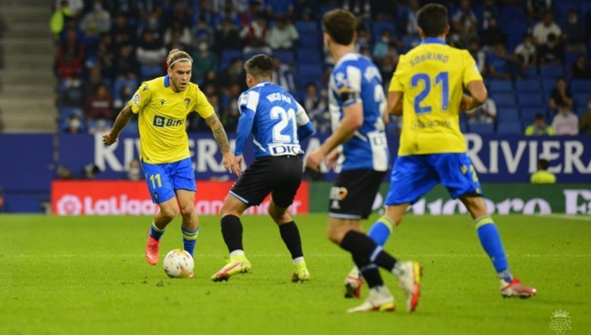Malos números del Cádiz en Carranza ante el Espanyol