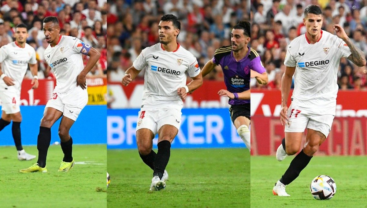 Las palabras de Rekik, Fernando y Lamela tras el empate entre el Sevilla y el Valladolid