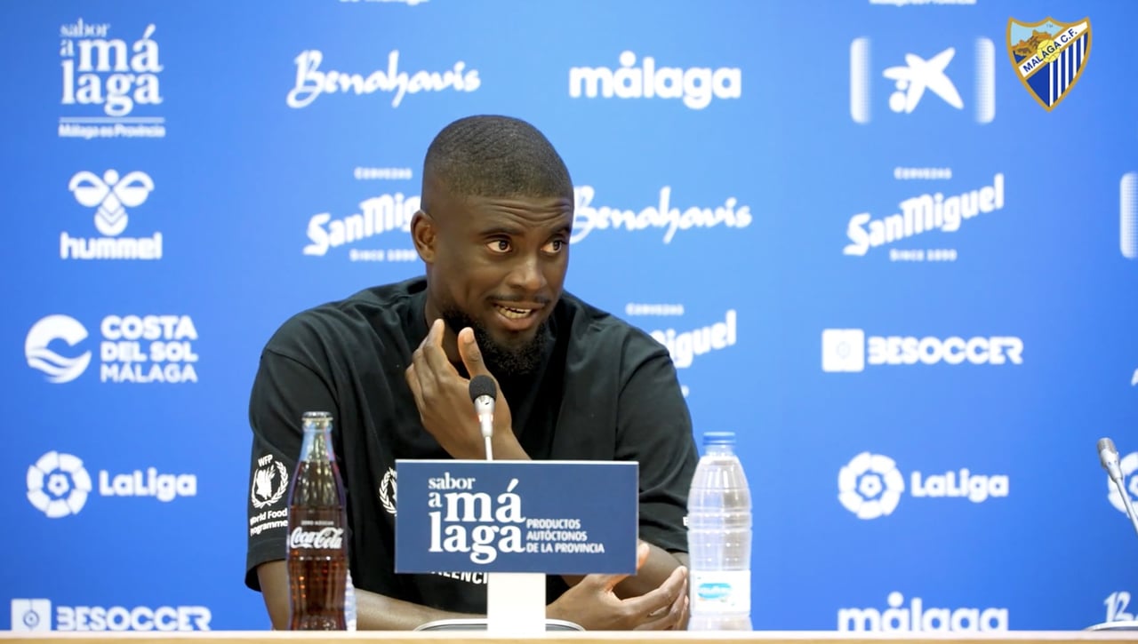 N'Diaye habla sobre el estado del Málaga, su papel en el equipo y Pepe Mel
