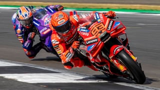 A Marc Márquez le toca la lotería en Silverstone