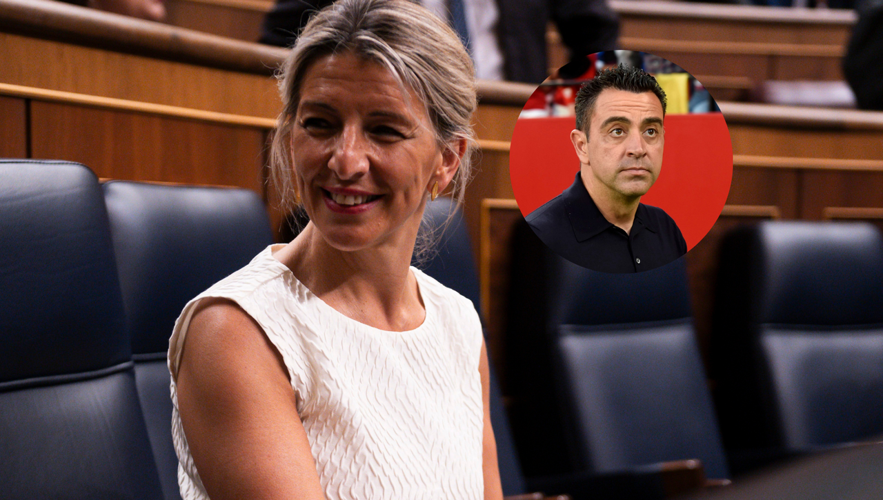 Yolanda Díaz imita a Xavi y seguirá en Sumar
