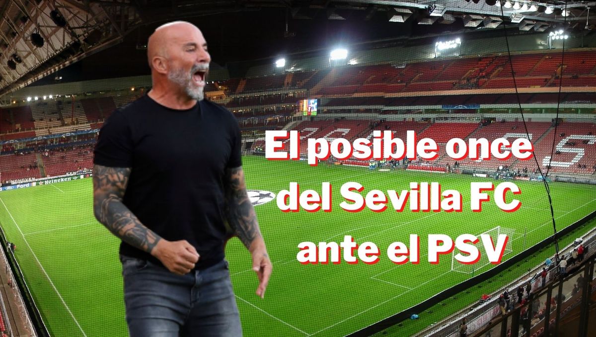  La posible alineación inicial del Sevilla ante el PSV