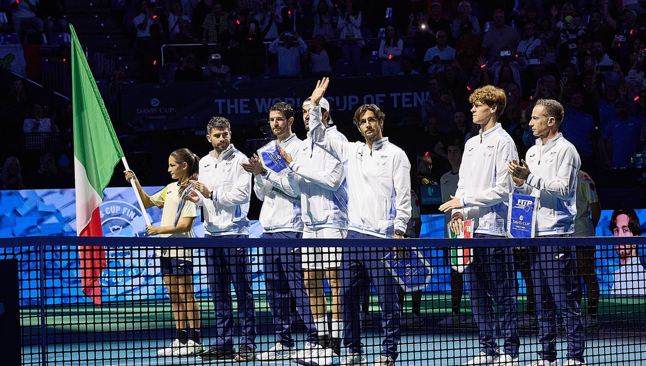 Italia - Países Bajos, final de la Copa Davis 2024 | Partidos y dónde ver en TV hoy a Sinner, Musetti, Van de Zandschulp...