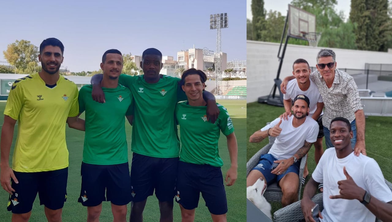 Llegan los últimos internacionales y los brasileños del Betis ya hacen piña