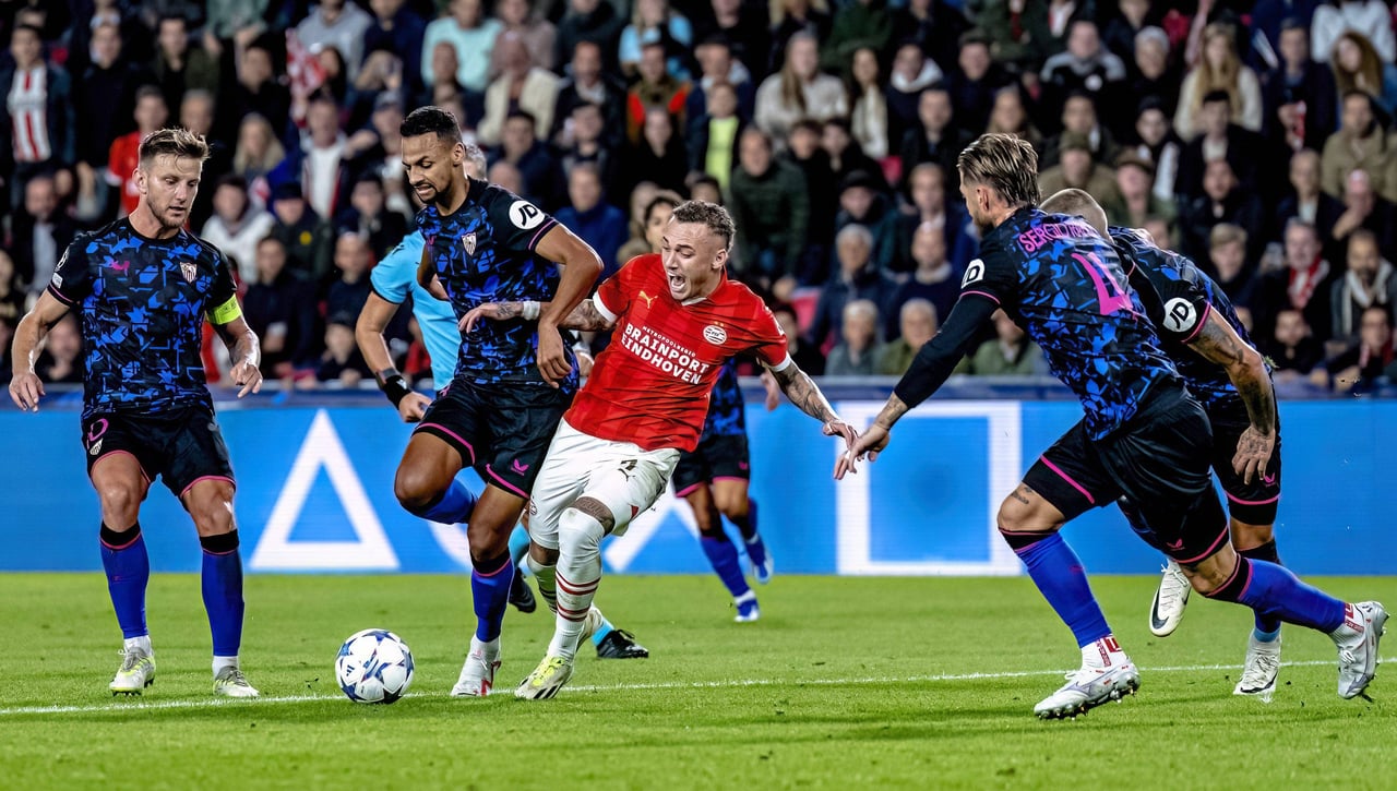 Sevilla - PSV: horario, canal y dónde ver en TV y online hoy el partido de Champions