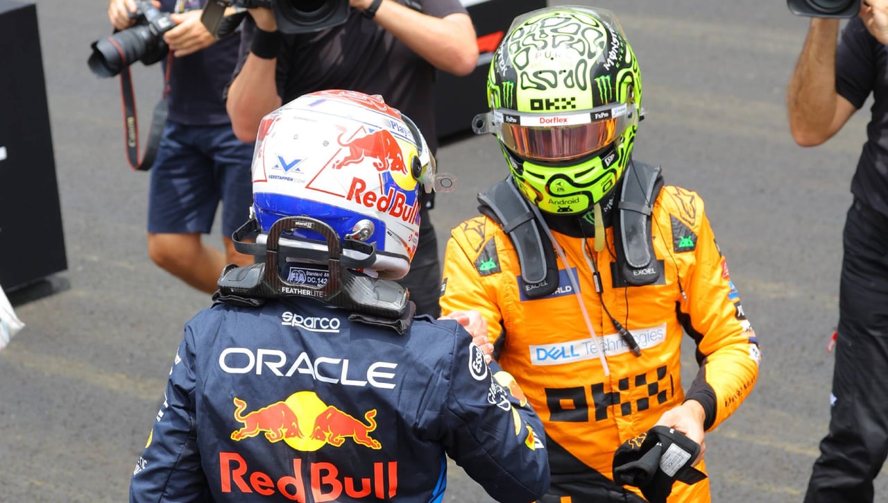 Lando Norris y su golpe definitivo a Verstappen en Brasil