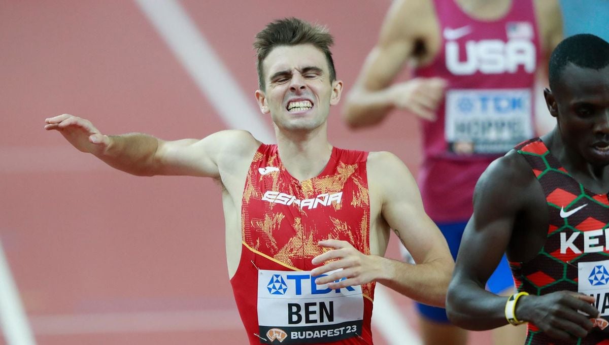 Adrián Ben roza la épica en el Mundial de Atletismo de Budapest