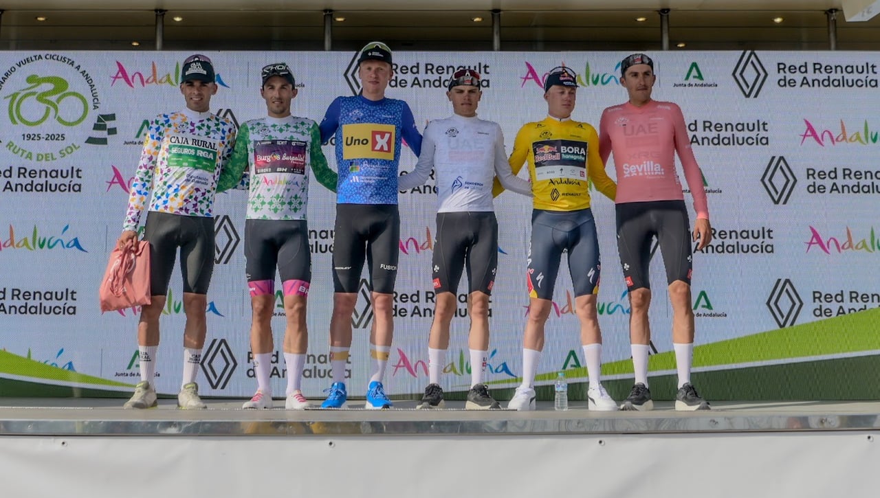 Clasificación Vuelta a Andalucía 2025 tras la etapa 1 | Van Gils lidera la Ruta del Sol