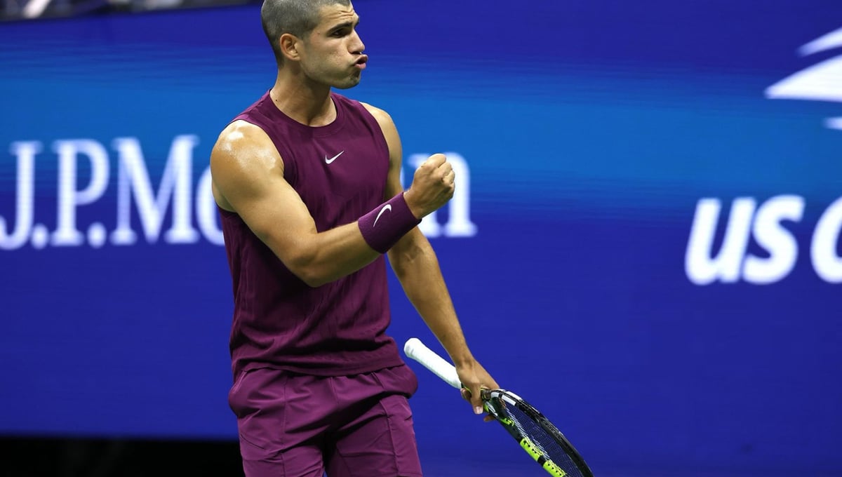 Carlos Alcaraz derriba el primer muro en el US Open
