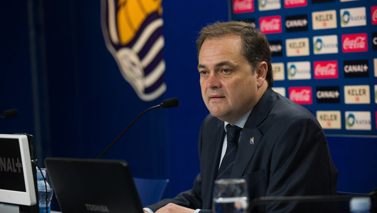 El calentón de Aperribay le juega una mala pasada a la Real Sociedad en la Champions League