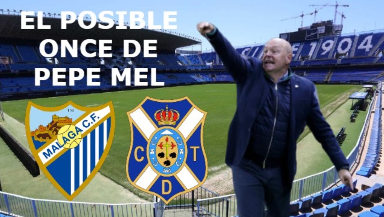 El posible once del Málaga frente al Tenerife