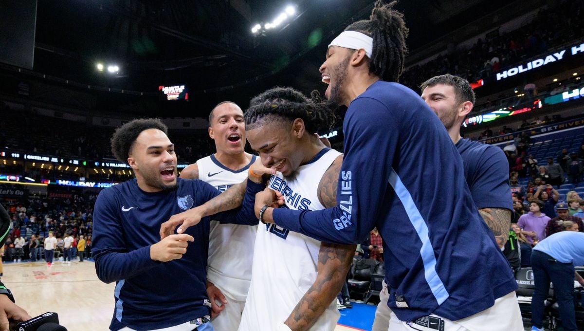 Aldama se va de fiesta en el regreso de Morant