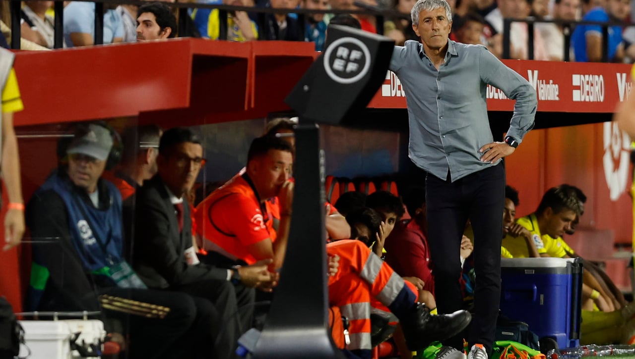 Setién no ve justo el triunfo del Sevilla y señala al VAR