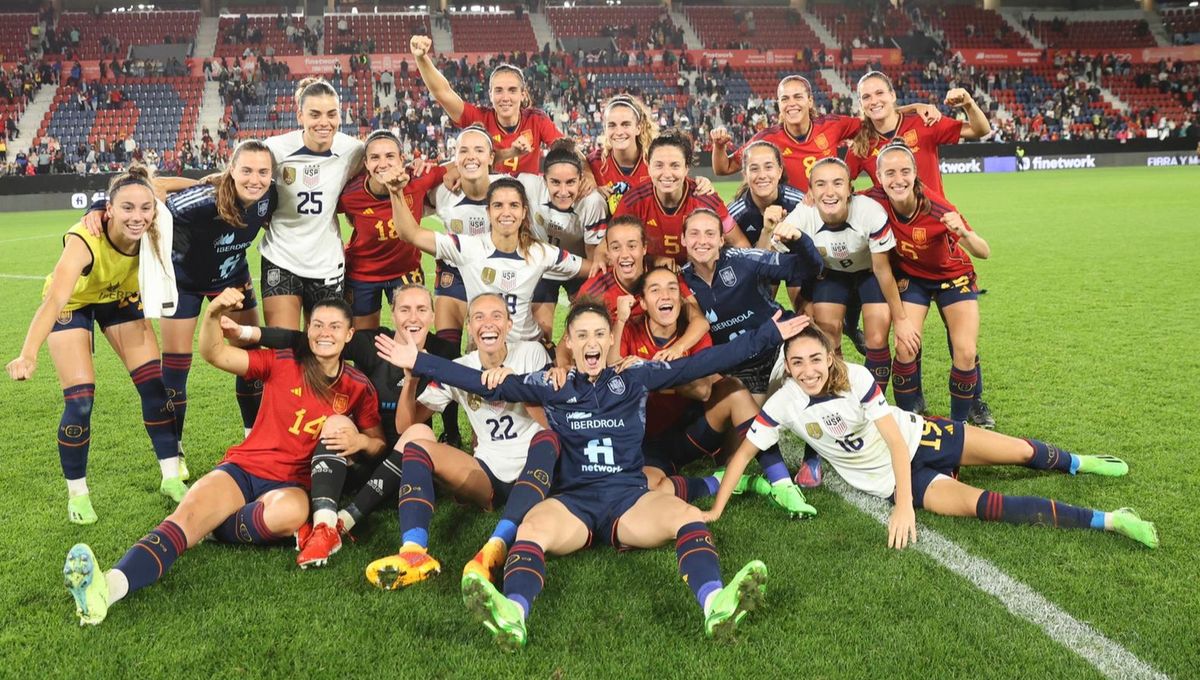 España 2-0 Estados Unidos: España derrota por primera vez a Estados Unidos, la campeona del mundo