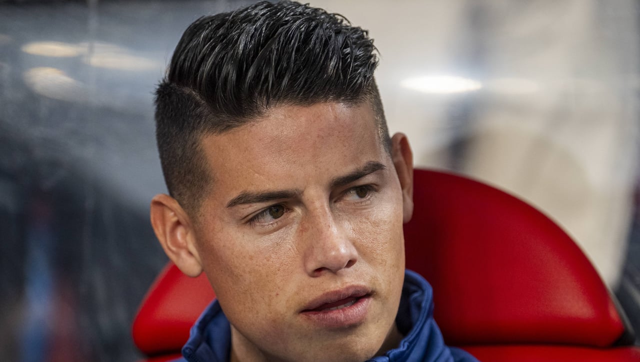 Percance con James Rodríguez
