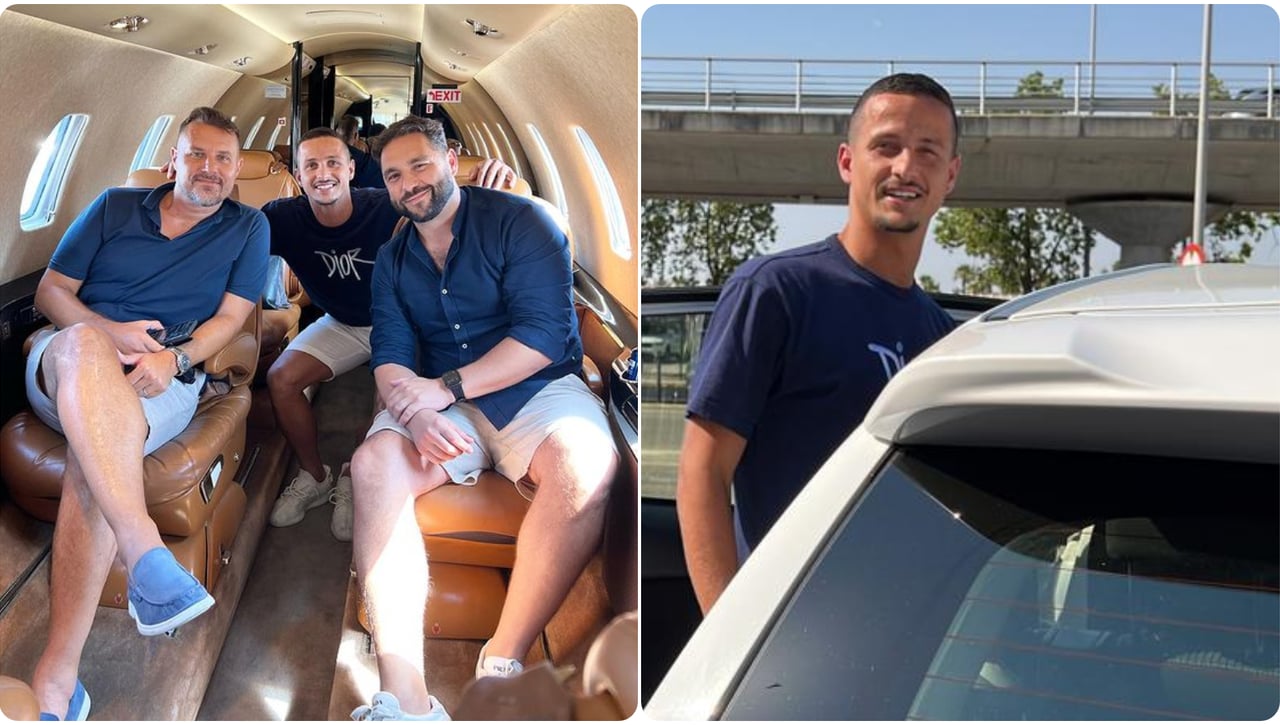 "Sevilla, aquí estamos". Luiz Felipe aterriza con "muchas ganas de empezar" su aventura en el Betis 