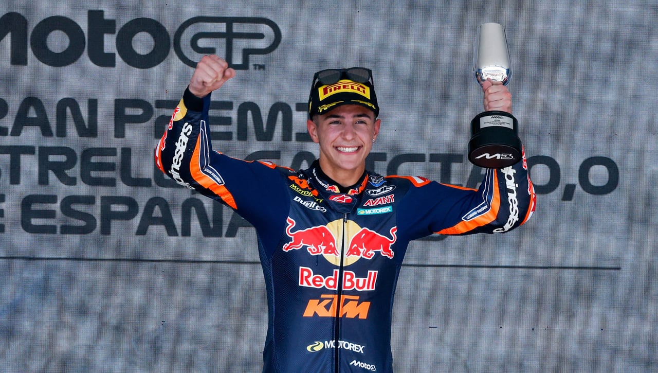 Un sevillano hace historia en Jerez con su moto