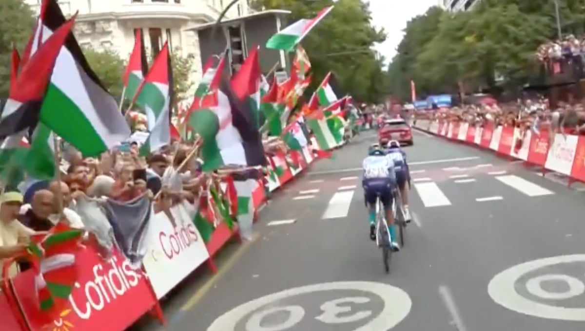 La Vuelta se suspende en Bilbao por seguridad