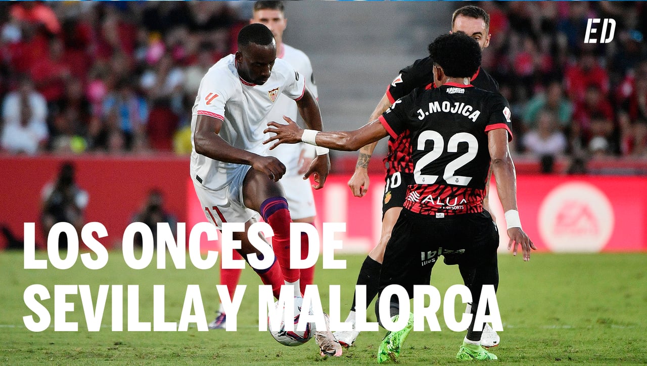 Alineaciones Sevilla - Mallorca: onces confirmados de Sevilla y Mallorca en el partido de LaLiga EA Sports