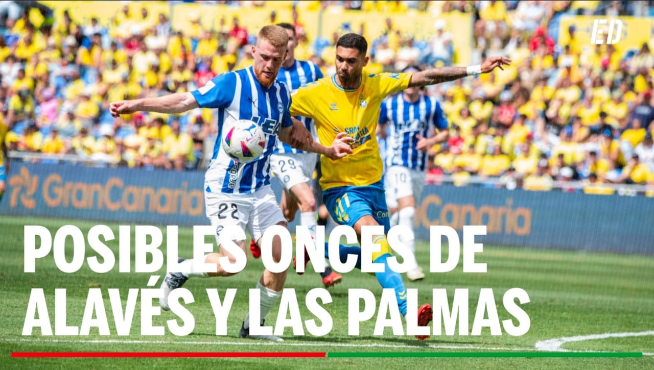 Alineaciones Alavés - Las Palmas: Alineación posible de Alavés y Las Palmas en el partido de hoy de LaLiga EA Sports
