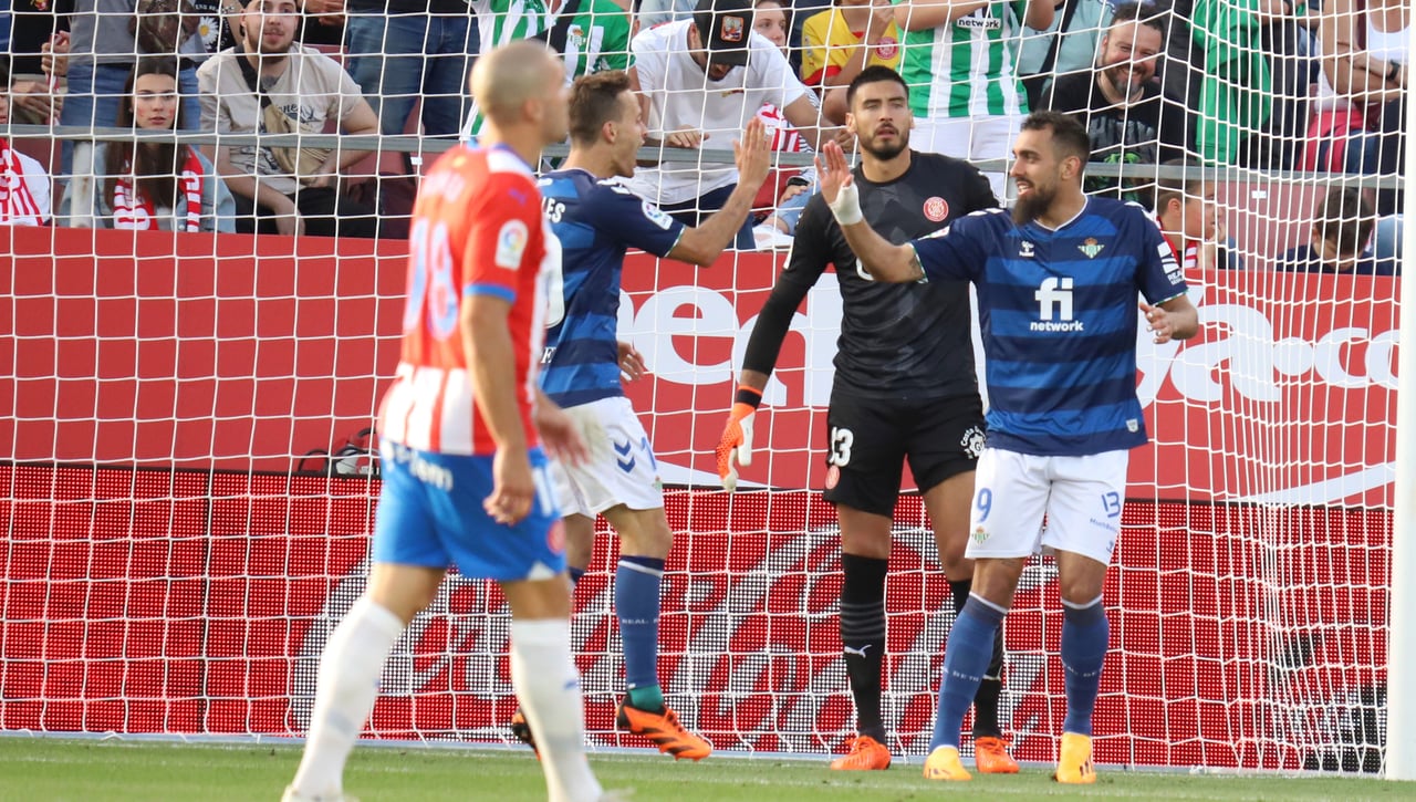 Girona 1-2 Betis: Borja Iglesias envía invitaciones para una semana de fiesta en La Palmera
