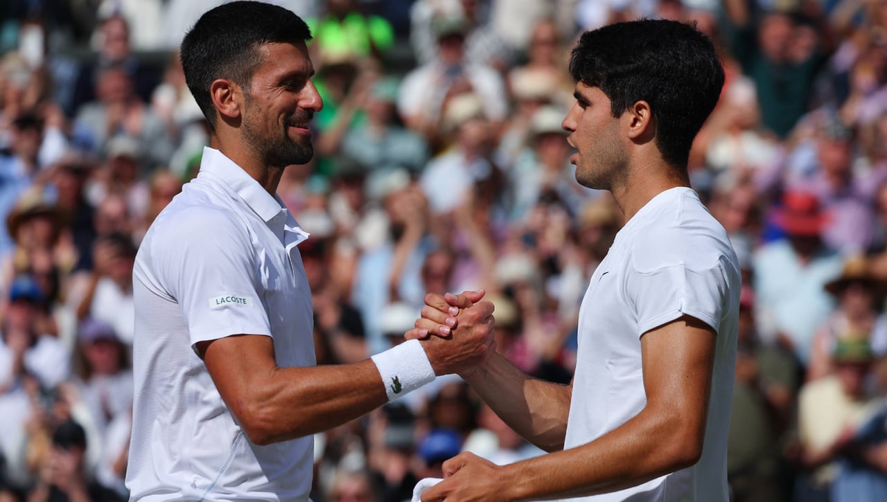 Carlos Alcaraz y Djokovic, primer asalto en Wimbledon