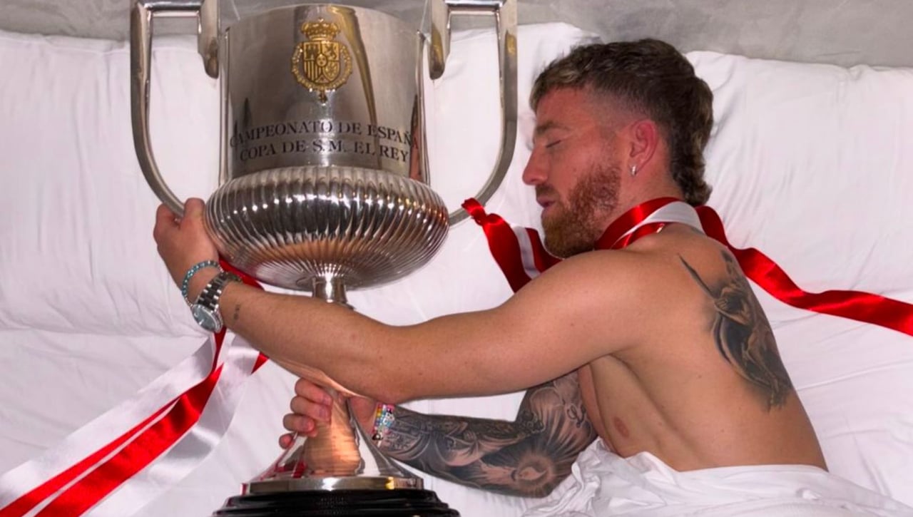 La celebración 'a lo Messi' de Muniain