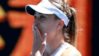 Paula Badosa la lía en el Open de Australia