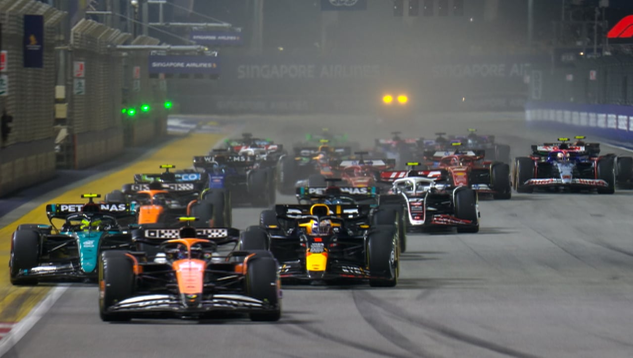 Recital histórico de Lando Norris en una carrera notable de Sainz y Fernando Alonso