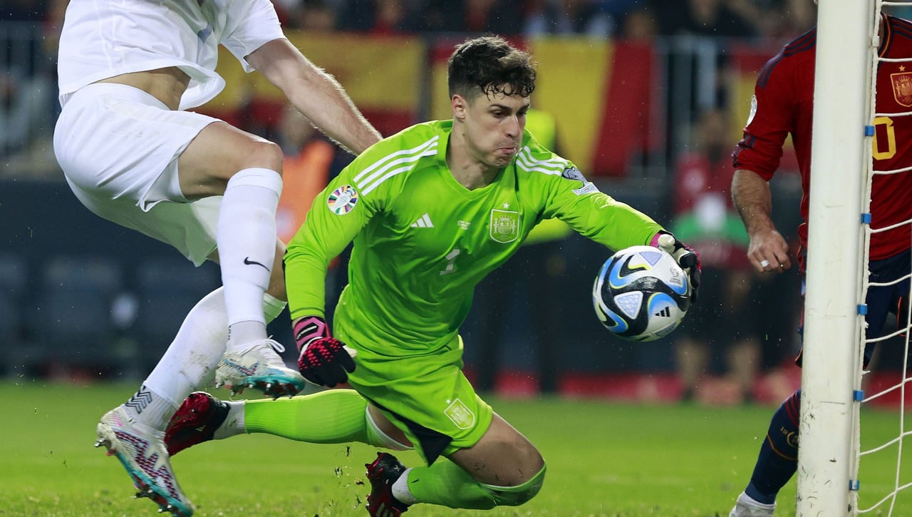 El alivio de Kepa y de la selección española