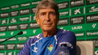 Pellegrini explica que Amrabat jugará lesionado contra el Atlético; Deossa y Junior, con molestias leves