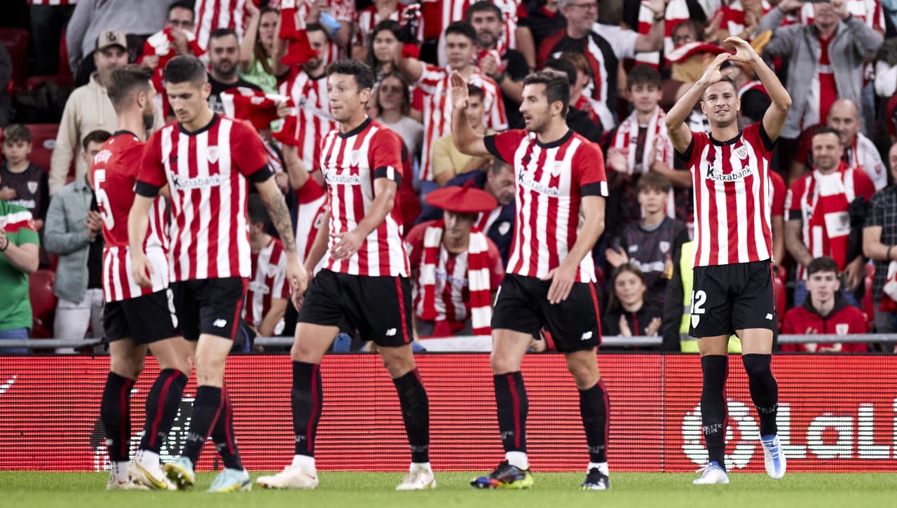 Athletic Club 3-0 Real Valladolid: Guruzeta da el impulso