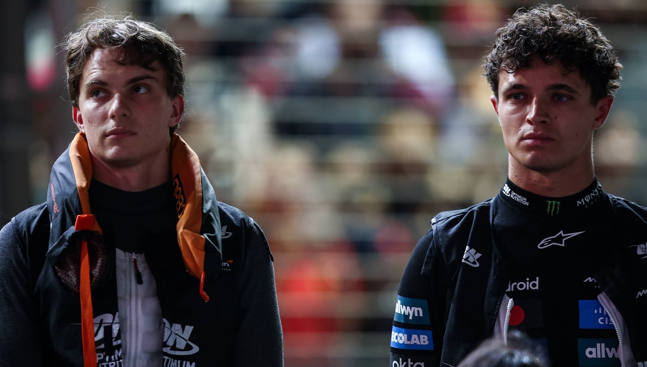 Un campeón de F1 acusa a McLaren de claro favoritismo entre Norris y Piastri