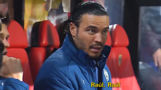 La charla en pleno Rayo - Sevilla que no se esperaba Raúl de Tomás