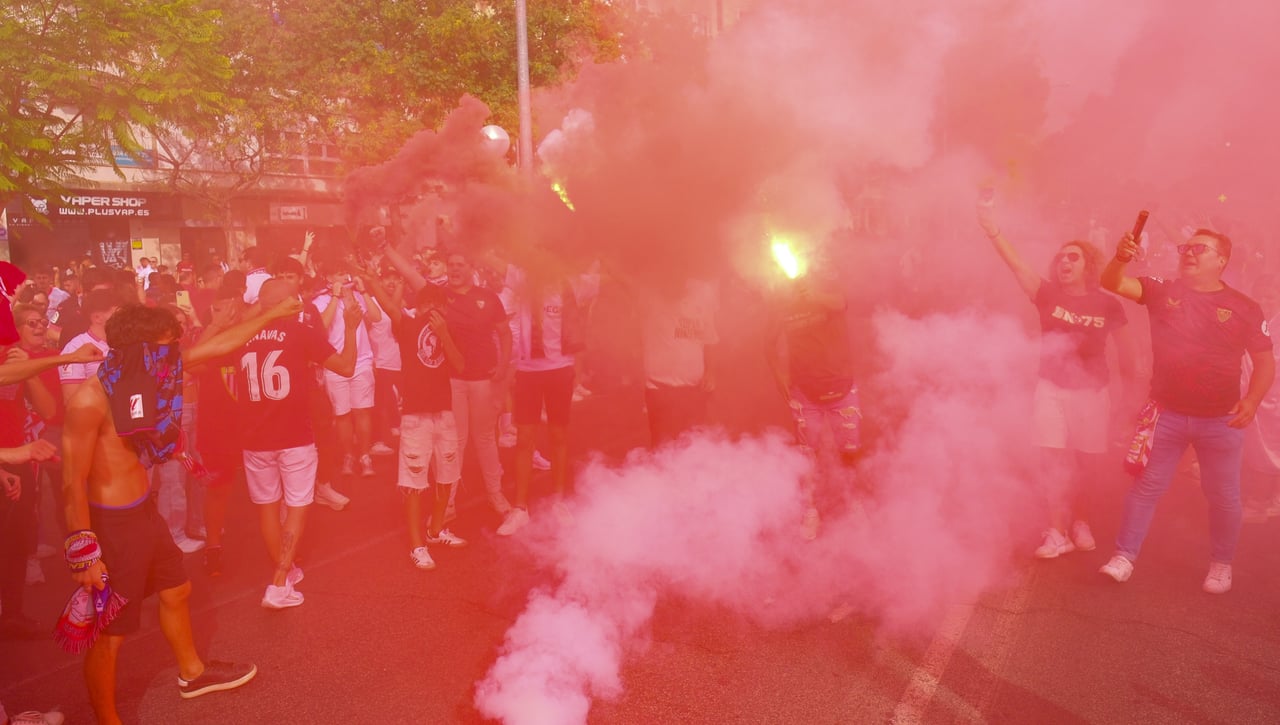 Detenido el presunto autor de lesiones a una menor con una bengala en el último derbi
