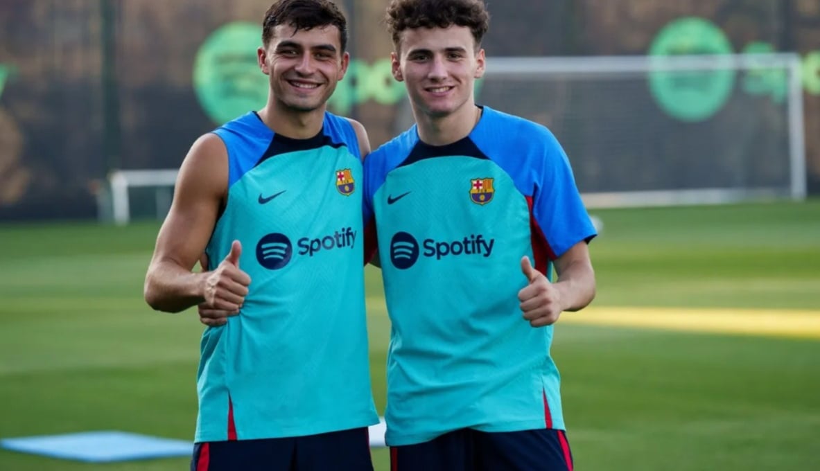 Elogiado por Xavi, 'escudero' de Pedri y promesa culé... ahora, el Almería quiere 'robárselo' al Barça