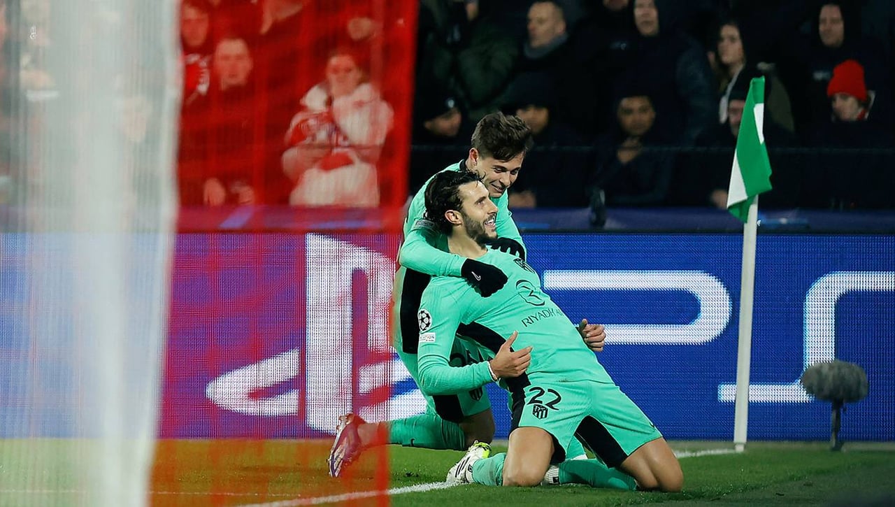 Feyenoord 1-3 Atlético de Madrid: Un partido Hermoso para sellar los octavos