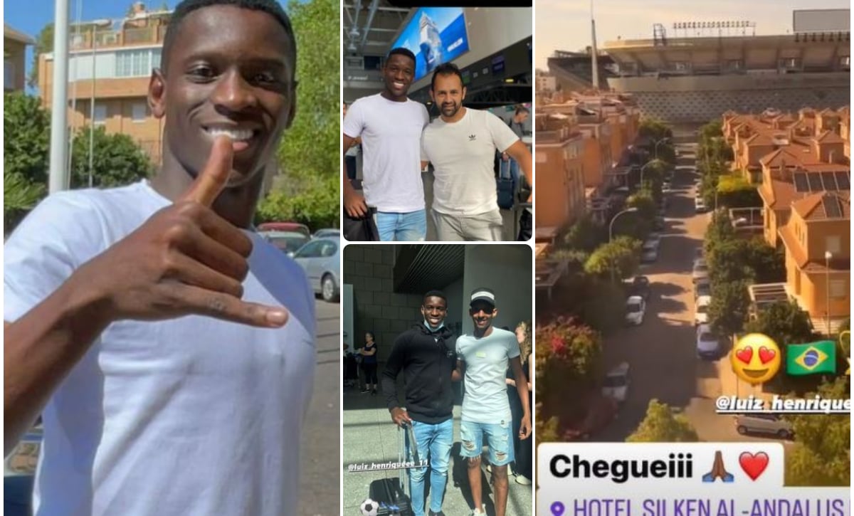 Con vistas al Benito Villamarín: así ha sido la llegada a Sevilla de Luiz Henrique, flamante fichaje del Betis 