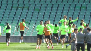 El Betis prepara con convicción El Gran Derbi