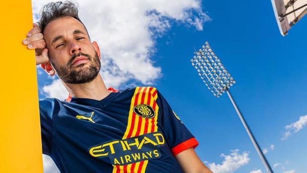 El Girona rompe el mercado con la 'senyera'