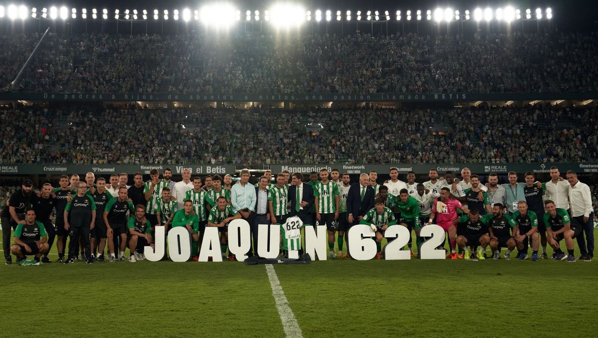La glamurosa lista con los 58 jugadores convocados para el homenaje del Betis a Joaquín