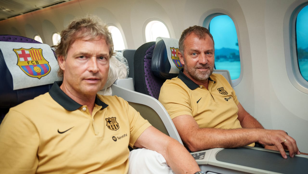 Flick, con lo puesto