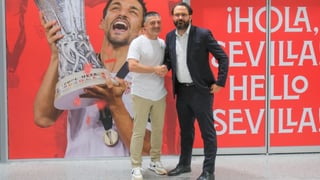 García Pimienta aterriza en Sevilla para ponerse al frente del proyecto 24/25: "Estoy muy contento"