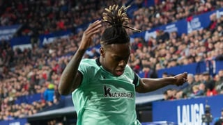 Nico Williams se refuerza junto a Ernesto Valverde en el Athletic Club: "El míster está haciendo las cosas muy bien"