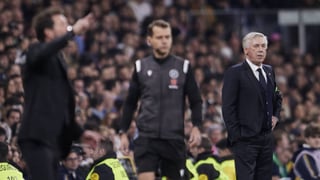 Ancelotti y Simeone, con visiones enfrentadas tras el derbi