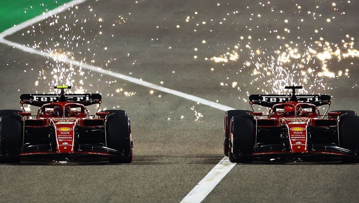 Leclerc, visiblemente enfadado con lo de Carlos Sainz