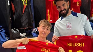 Huijsen, feliz ocho años después, y Gavi, a los pies de Isco